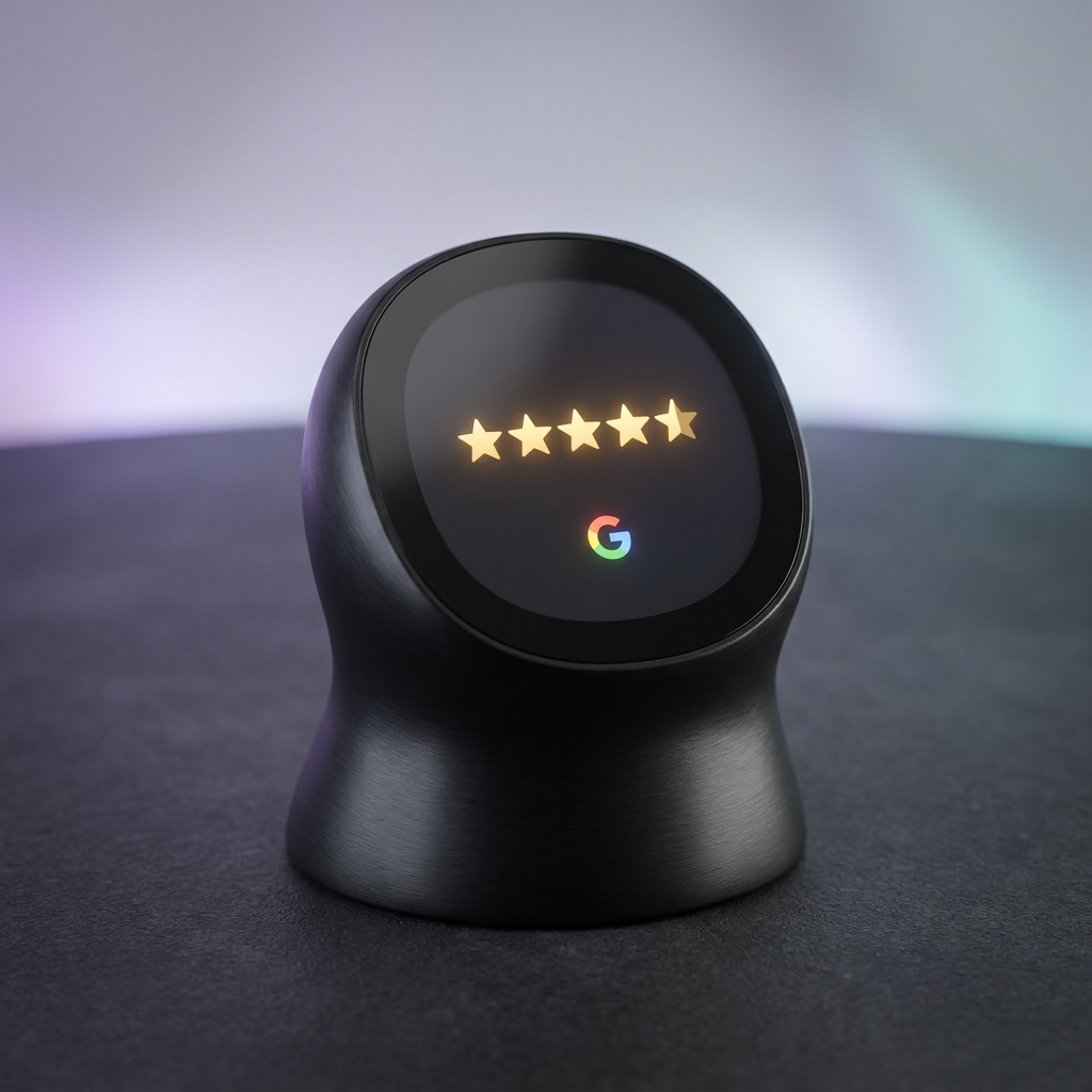 Présentoir NFC avis Google PressCraft